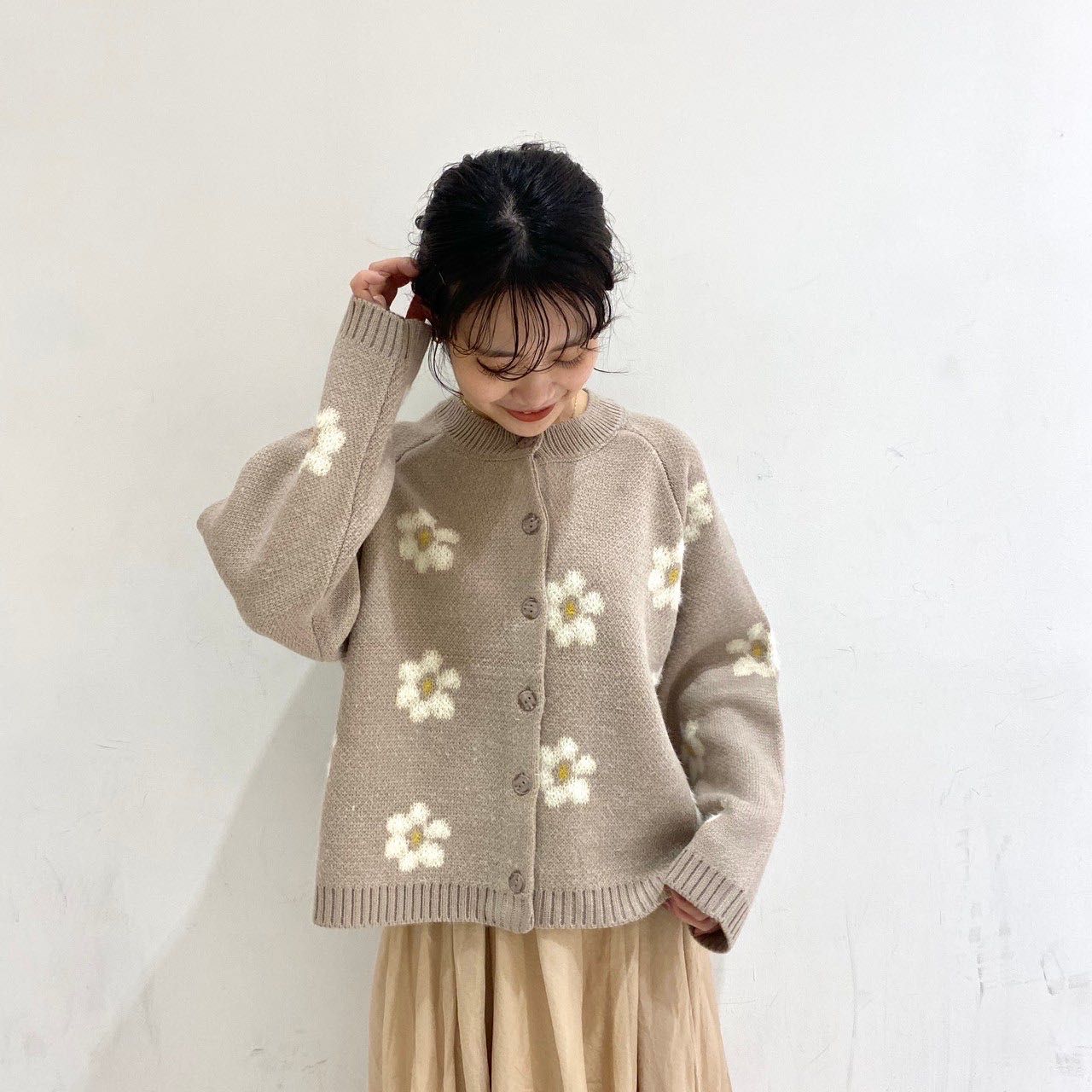 ❁flowerらしさ溢れるお花ニット❁ | レディースファッション