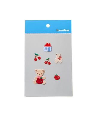 ❤︎美品❤︎ ファミリア familiar フリル ワンピース りんご くま 刺繍 フルーツモチーフ集めました☆｜ファミリア伊勢丹新宿店