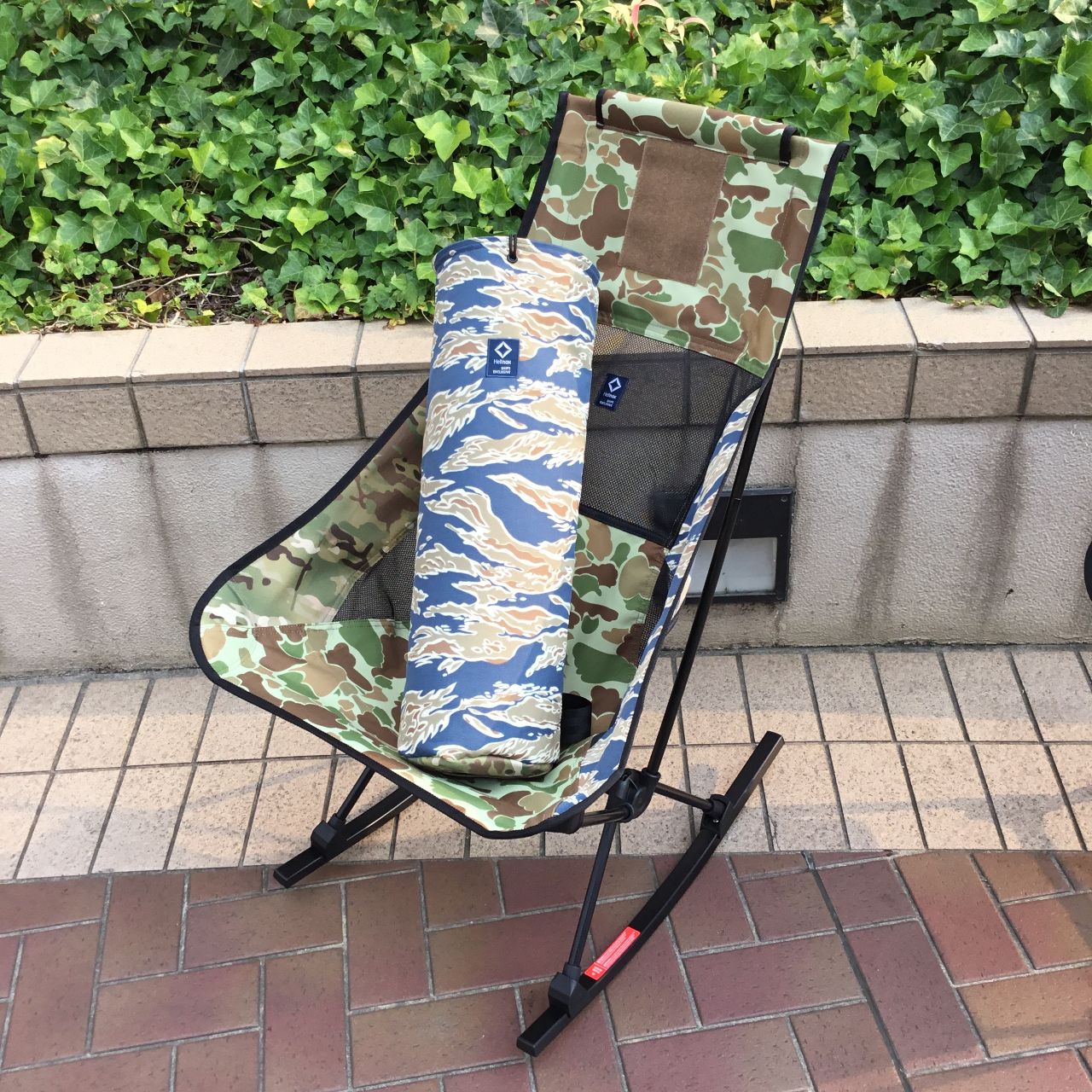 ■新品【ヘリノックス】×【シップス別注】チェアツーロッカー ランダムカモフラ シップス別注ヘリノックスは、ヒトと差のつく迷彩クレイジー