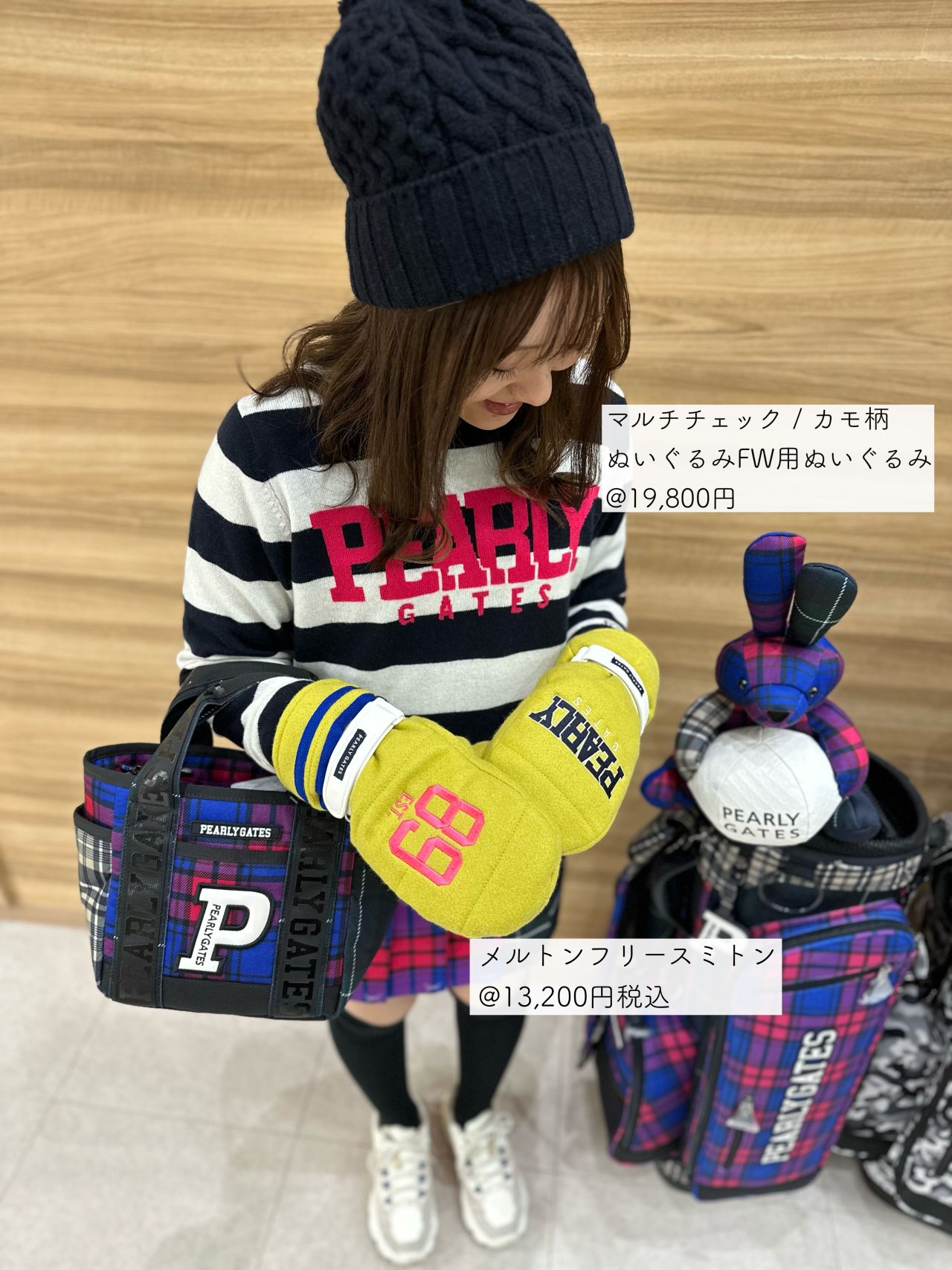 PEARLY GATES - パーリーゲイツ 　カモ柄 スタンド式 キャディバッグ  チェック&amp;カモ　レッド Amazon.co.jp: [パーリーゲイツ] ユニセックス キャディバッグ