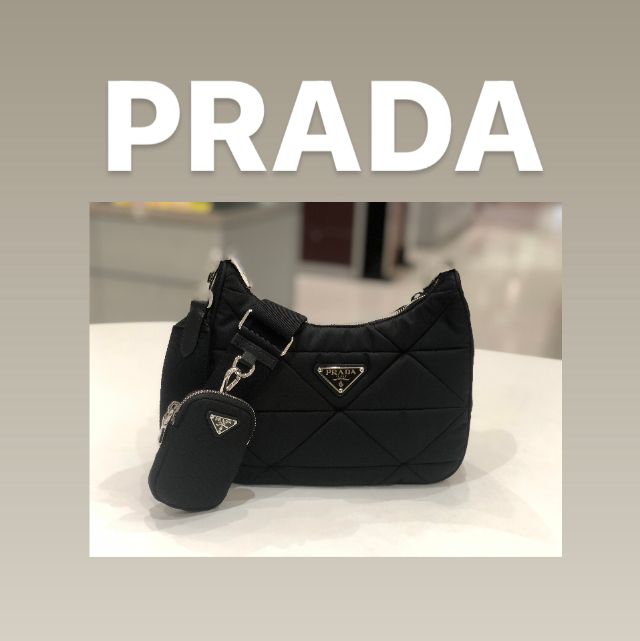 プラダ PRADA ショルダーバッグ TESSUTO QUILTING 1BC151 RDJN
