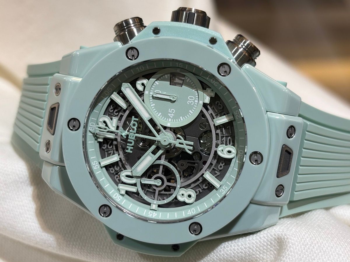 ウブロ】ミントグリーンのビッグバン | 岡山拠点のトミヤ