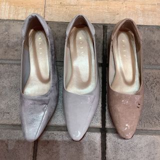 レイン仕様限定品 WASH きれい見えフラットシューズ L ROSE BROWN