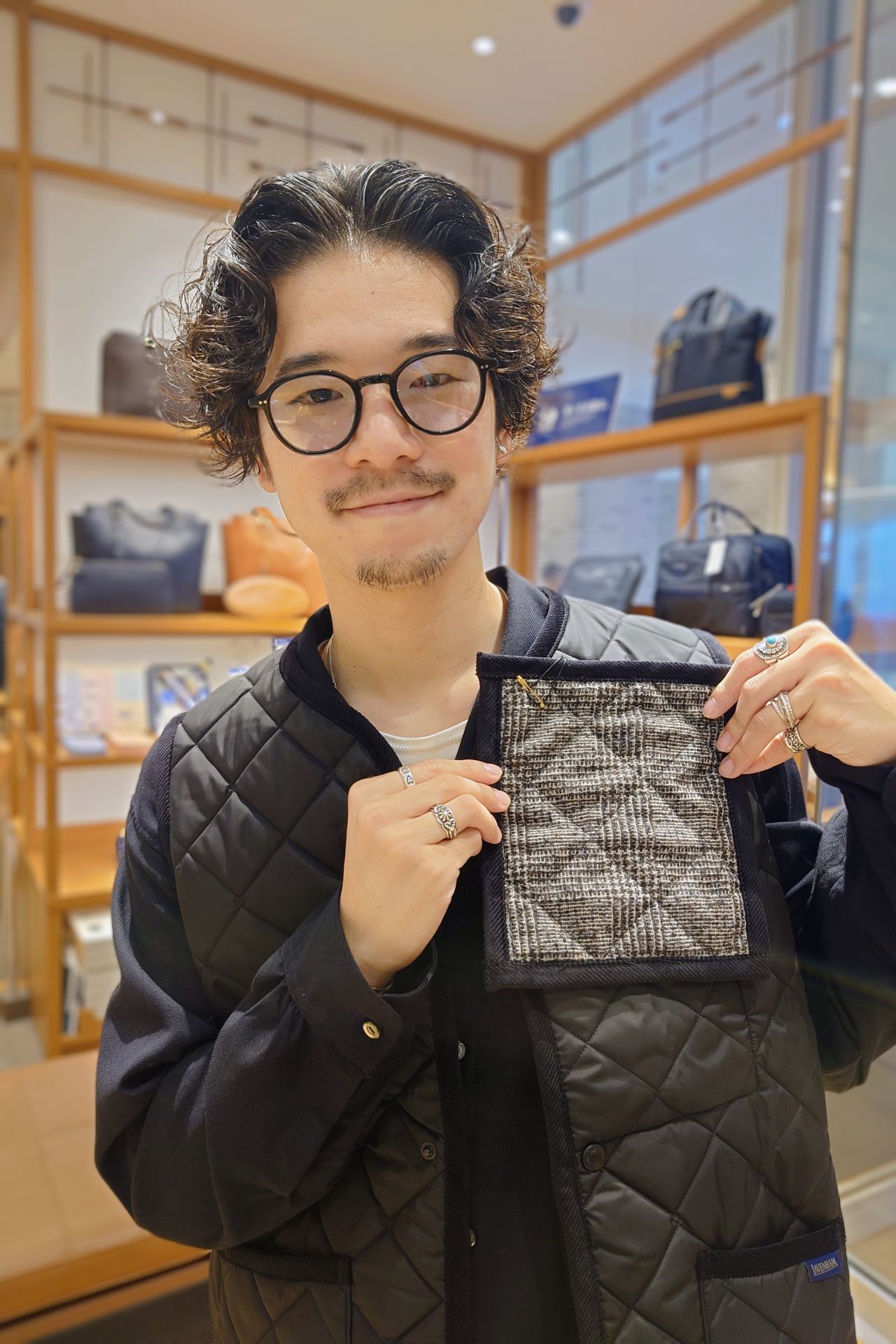 【2回使用】LAVENHAM ラベンハム リバーシブル ベスト シップス別注 オーダーでLAVENHAMのベストを作ってみませんか？ 〜ベレ兄さん