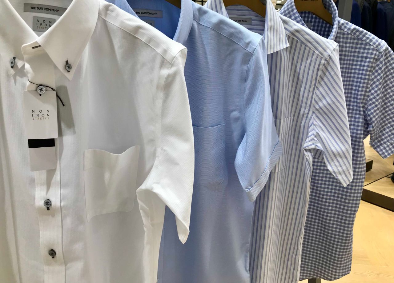 半袖シャツ入荷】NON IRONで肌触りの良い半袖ドレスシャツ｜THE