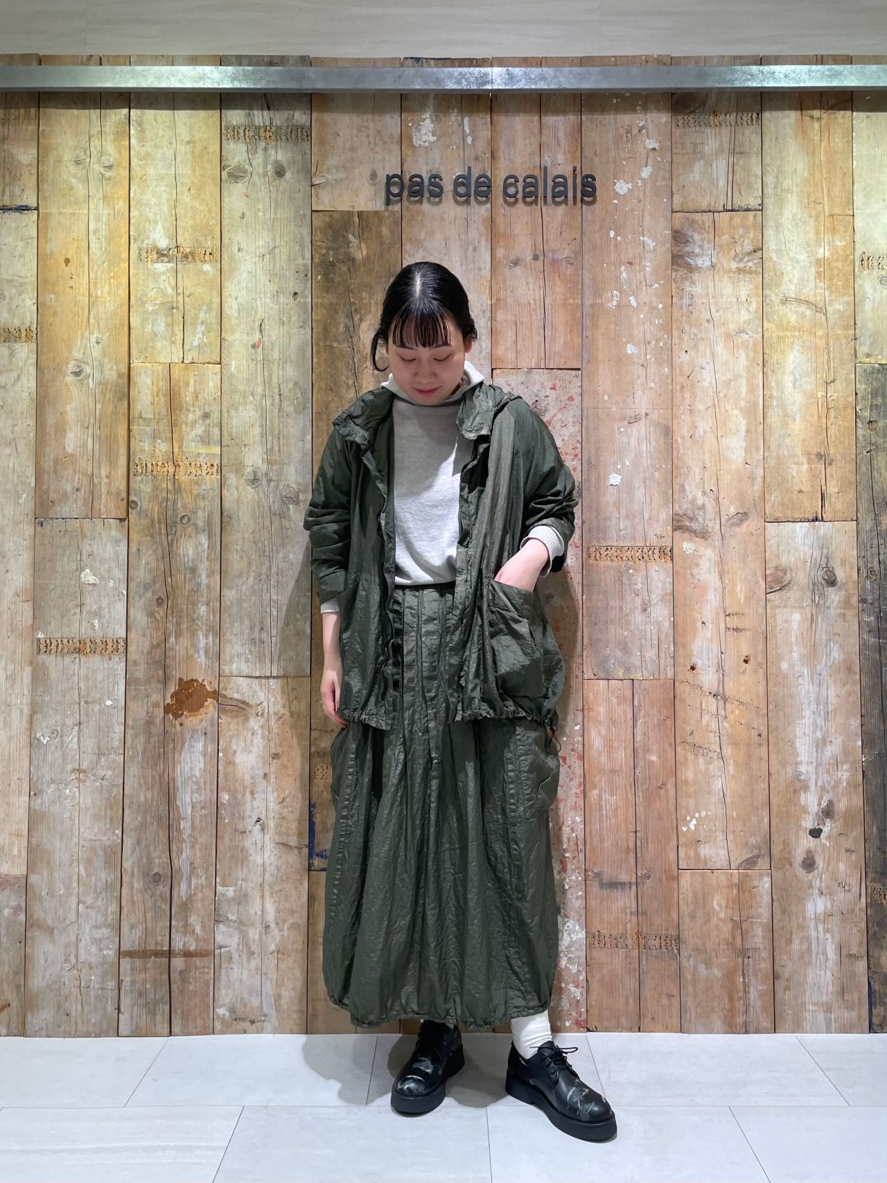 パドカレ ナイロンタフタコート 8243674bdbbf8f9c2d700c8b8cc48c