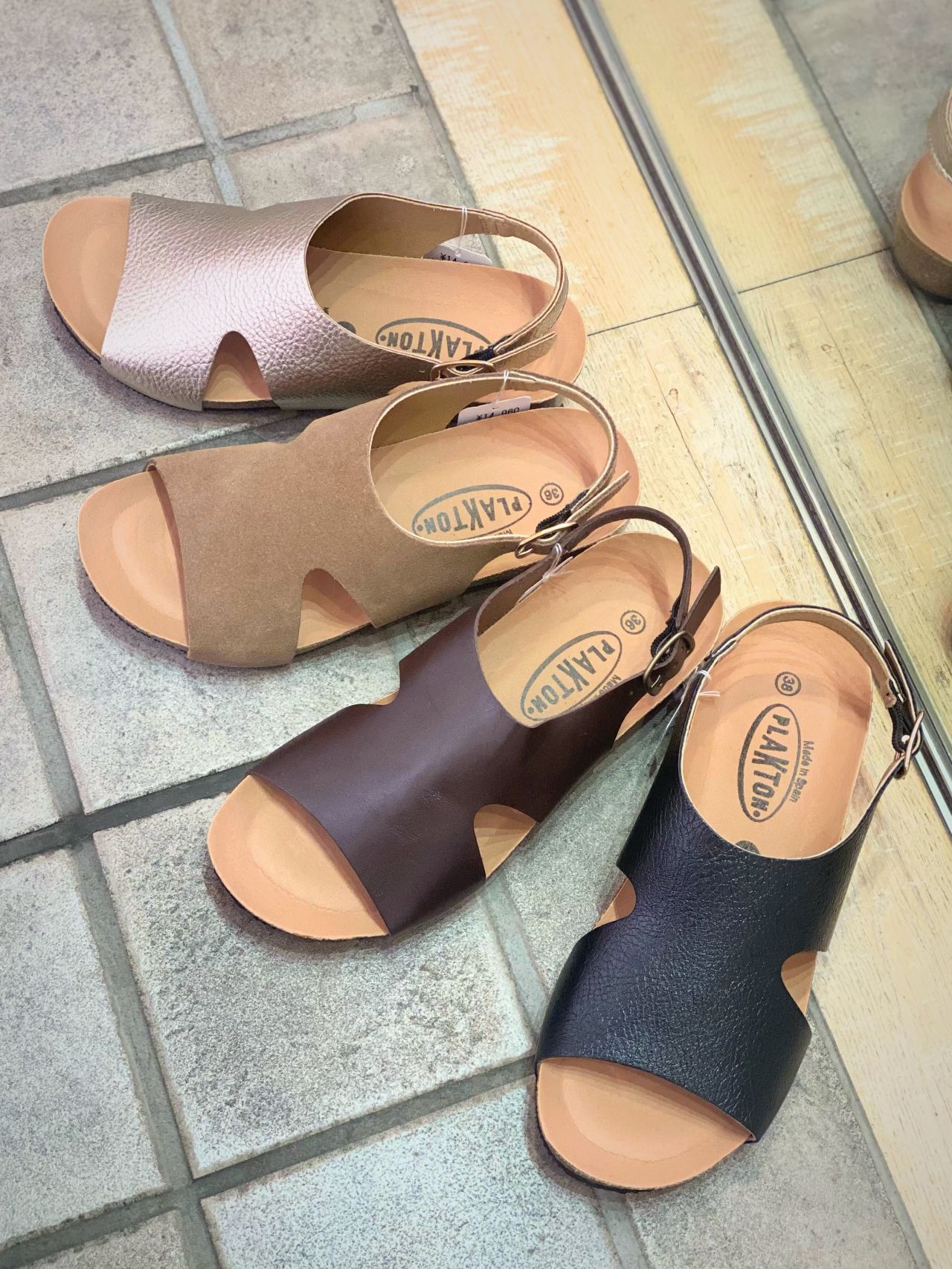 PLAKTON スリングバックレザーサンダル | WASH 二子玉川ライズ店