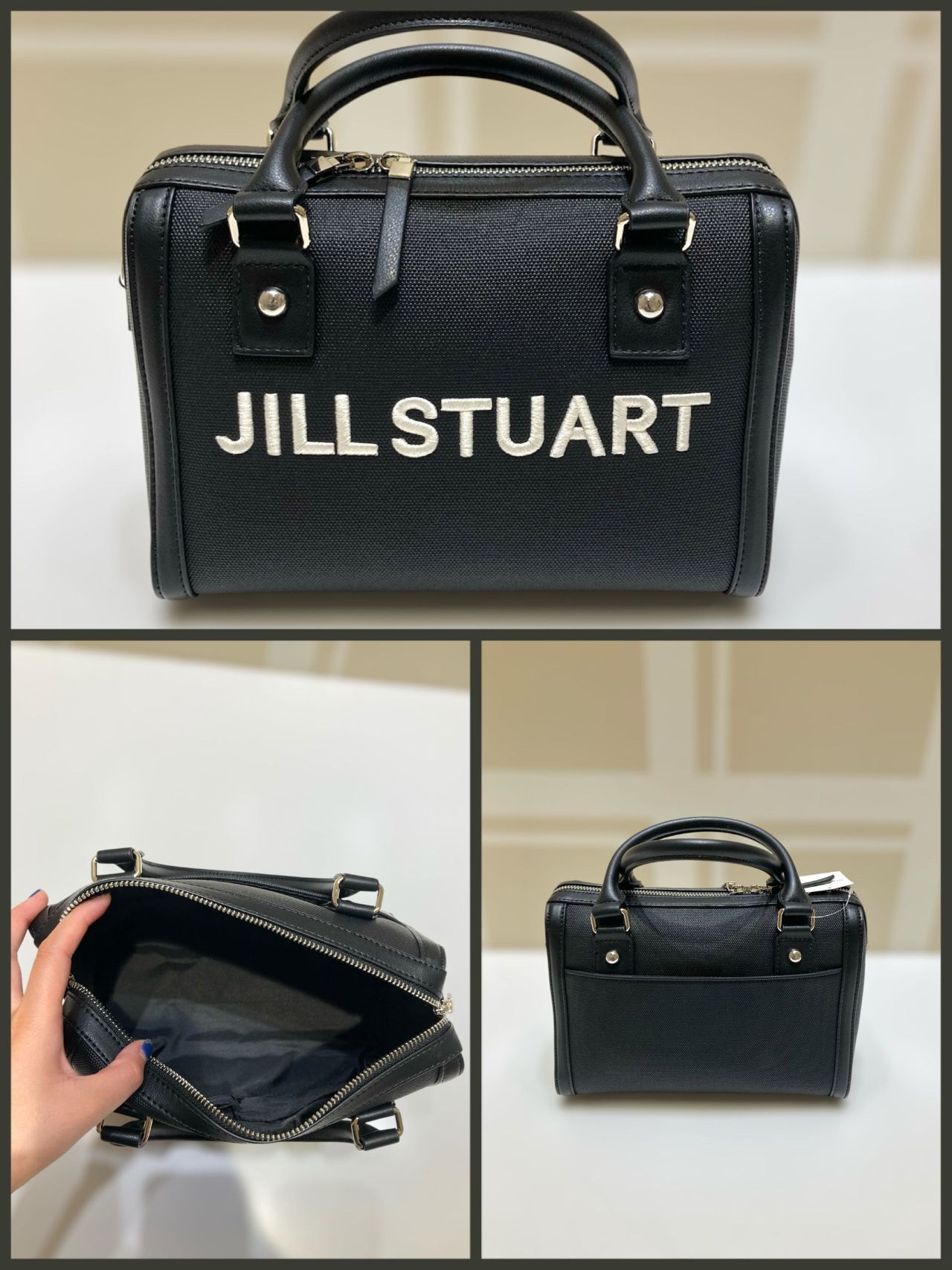 【美品】JILL by JILLSTUART コンフォートバックパック　ブラック Amazon.co.jp: (ジルスチュアート) JILLSTUART ブラックレザー