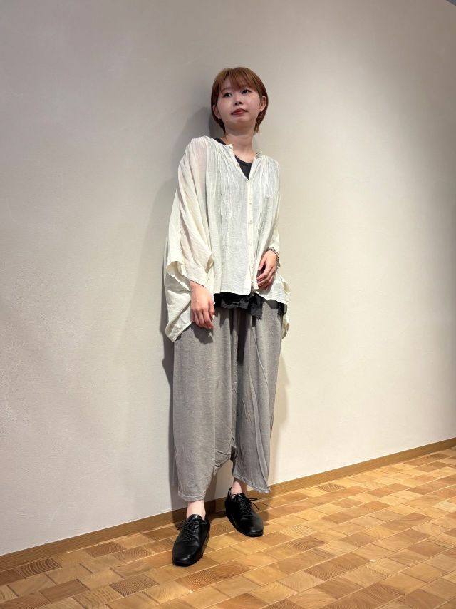 綿麻天竺 サルエルパンツ | (パドカレ)公式オンラインストア