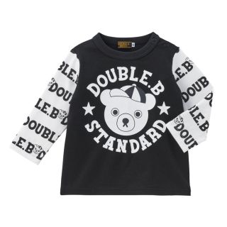 ダブルビー Tシャツ だまし絵 B子ちゃん ベスト ミキハウス 100