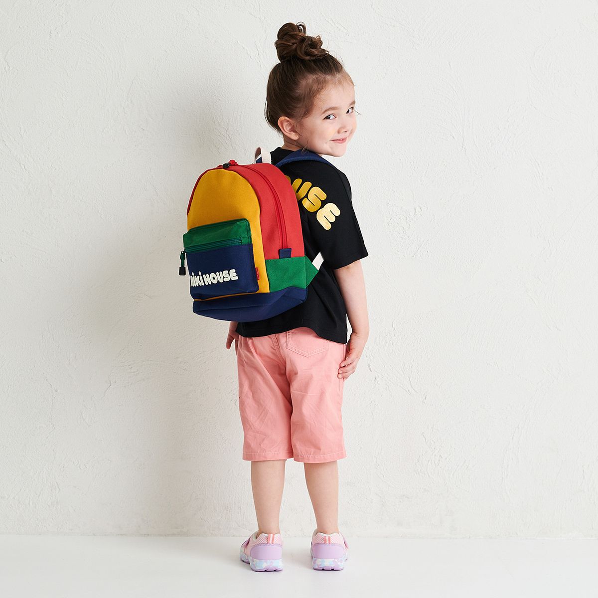 新品タグ付き　　品質実感　ミキハウスリュクス13リットル NEWリュック続々登場！ぜひ、チェックを！！｜ミキハウスミキハウス