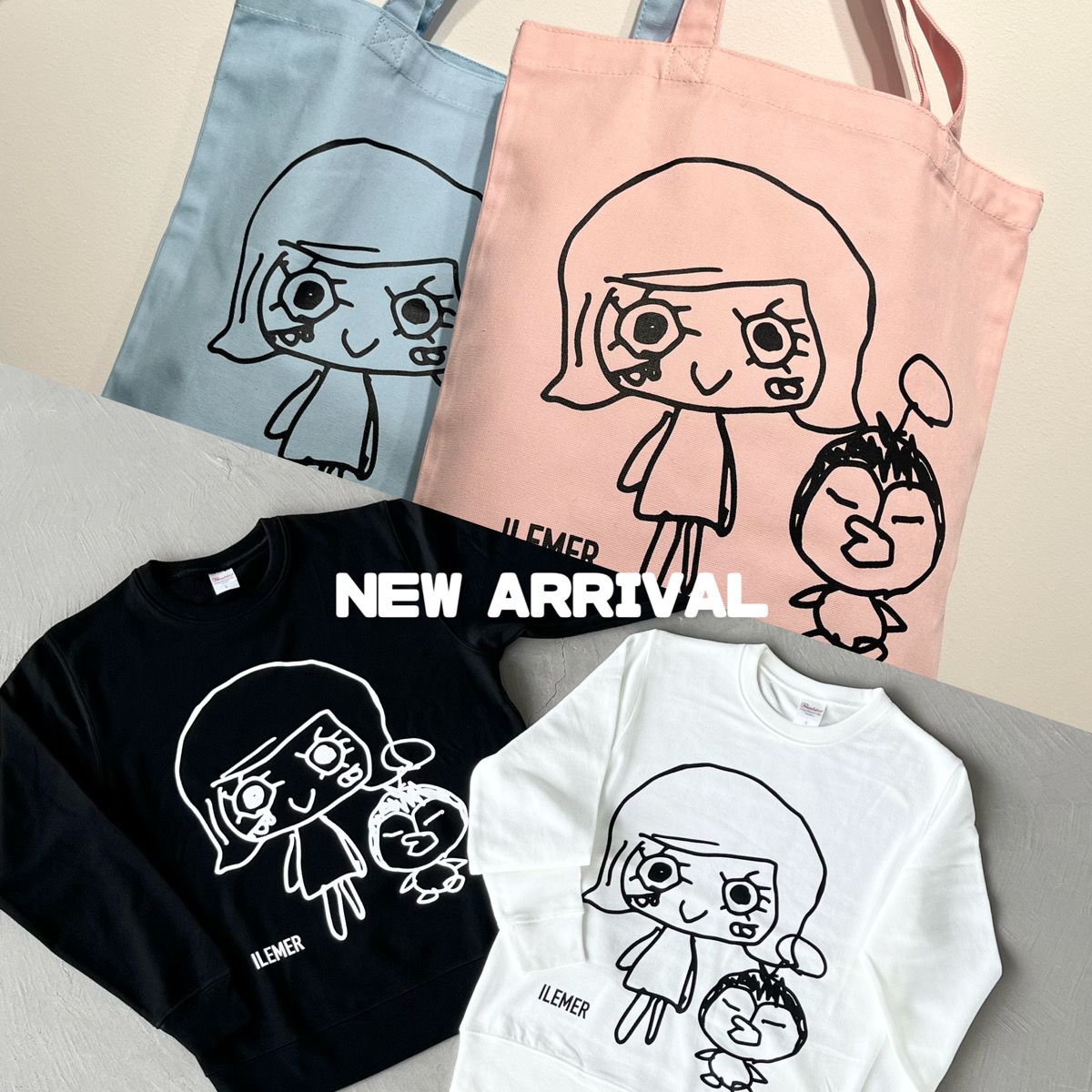 新作】スウェット＆トート明日発売☆ | ILEMER(イルメール