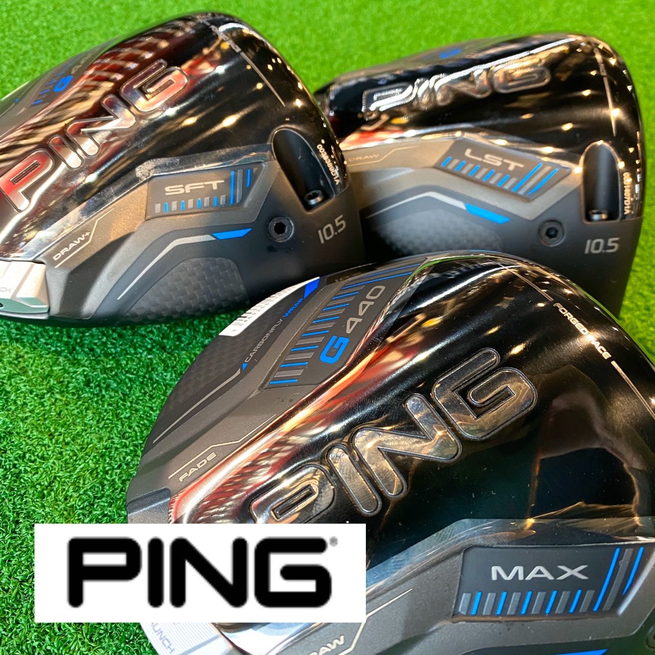 PING ゴルフクラブセット　g440,g430,i230,s159 2025年最新クラブPING G440 MAX、Srixon ZXi5 アイアンセット