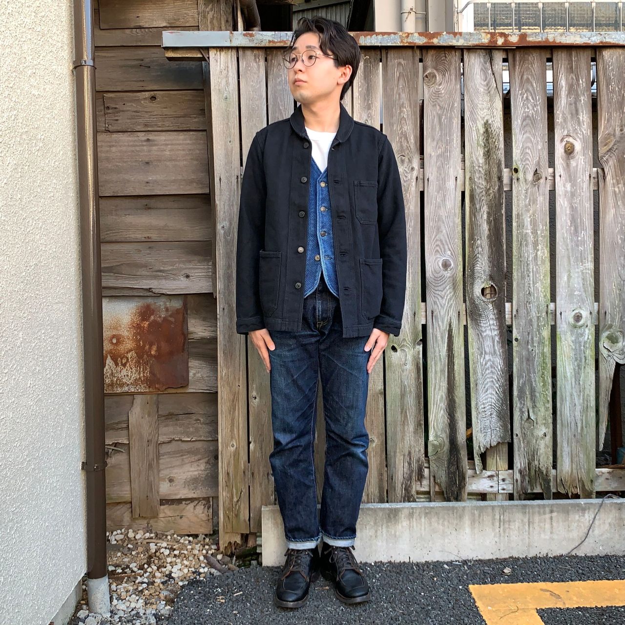 桃太郎ジーンズ カバーオール