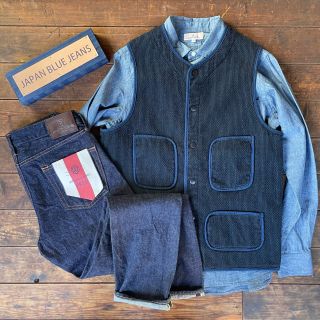 着やすさ◎暖かさ◎経年変化◎機能性抜群の刺し子パディングベスト