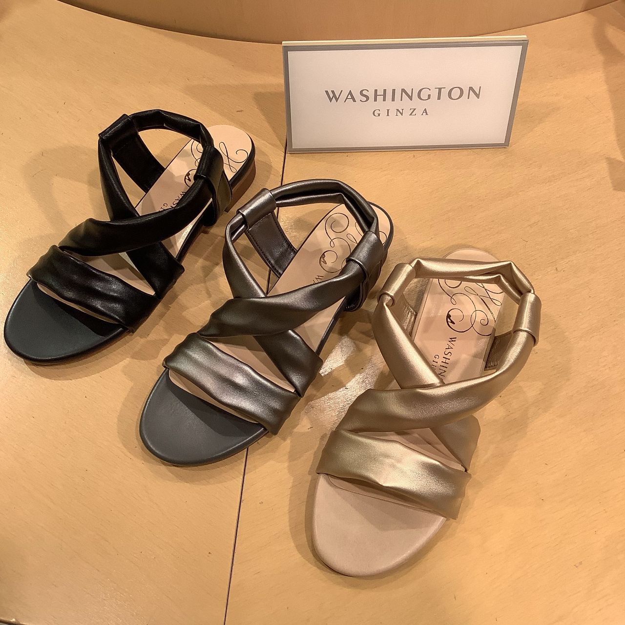 WASHINGTON】ソフトストラップサンダル | GINZA WASHINGTON 阪急