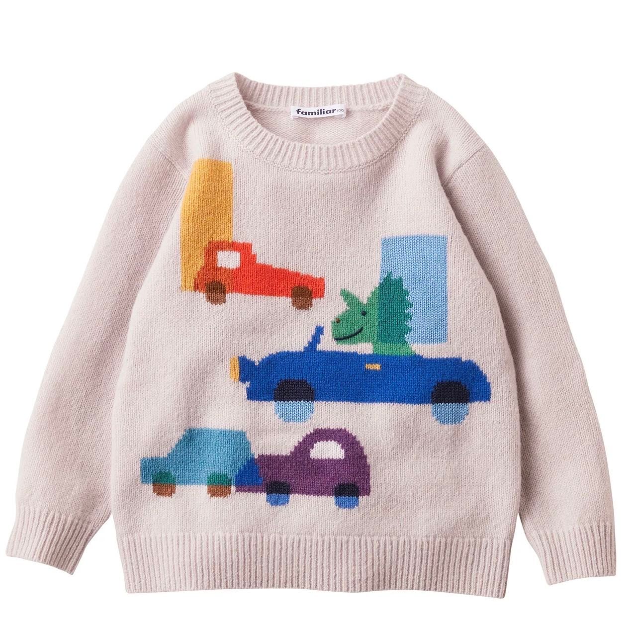 美品❗️familiarの可愛い人気のトレーナー アートが可愛い♡セーター&トレーナー♪ ｜ファミリア大阪髙島屋