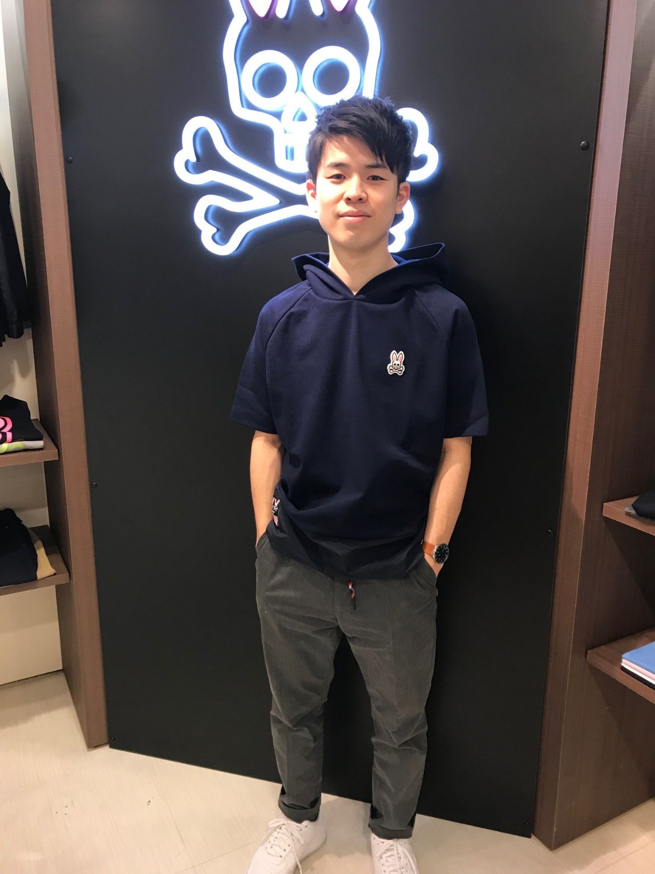 スポーツライン半袖パーカー Psycho Bunny 博多阪急店 博多阪急店 Psycho Bunny サイコバニーショップブログ