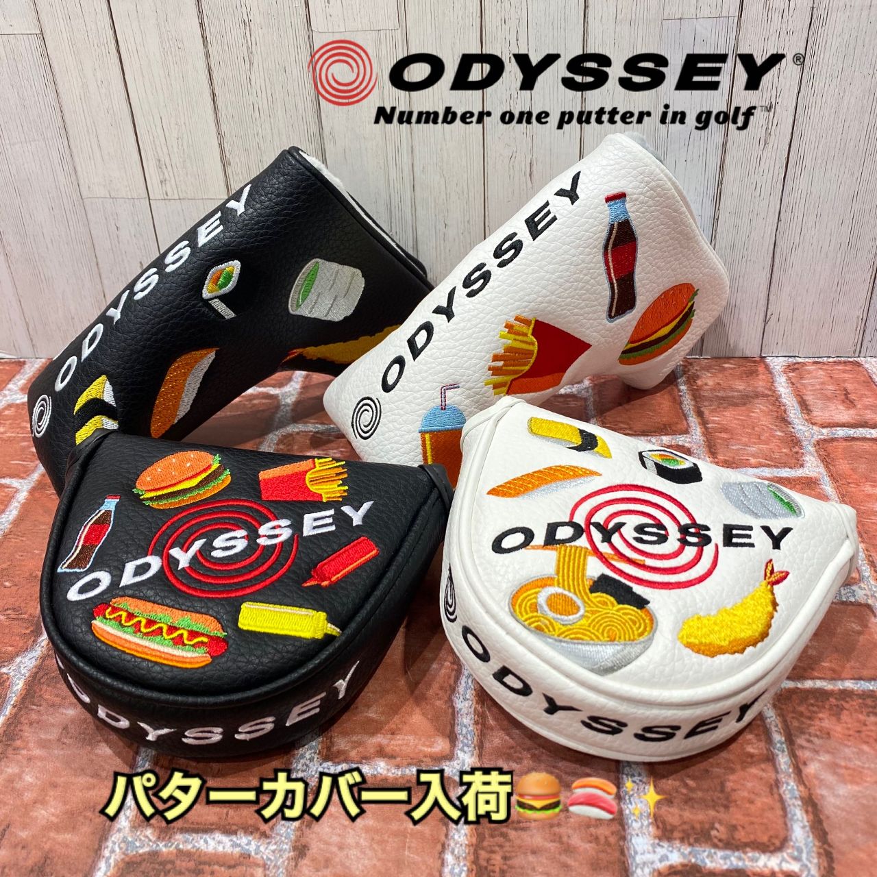 Odyssey パター ゴルフクラブ カバー付き ODYSSEY】パターカバー入荷✨ | ゴルフ5 プレステージ新宿店 | ゴルフ5
