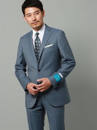 ザ・スーツカンパニー　ウォッシャブルコットンスーツ上下 ネイビー Amazon.co.jp: (ザ・スーツカンパニー) 春夏/ウォッシャブル/WE
