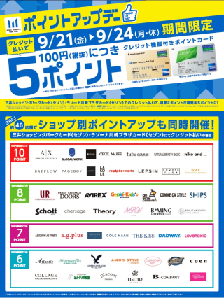 Avirex Expocity店 ポイントアップデーのお知らせ Avirex Avirex ららぽーとexpocity 上野商会公式ブログポータルサイト