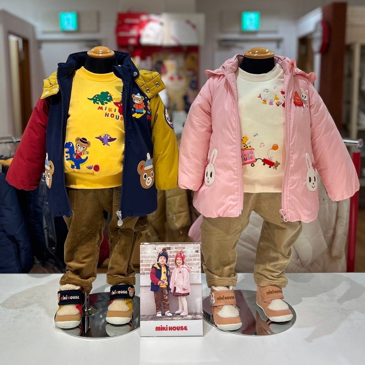 ☆プッチー&うさこの中綿ジャンパー☆｜ミキハウスミキハウス 橿原近鉄