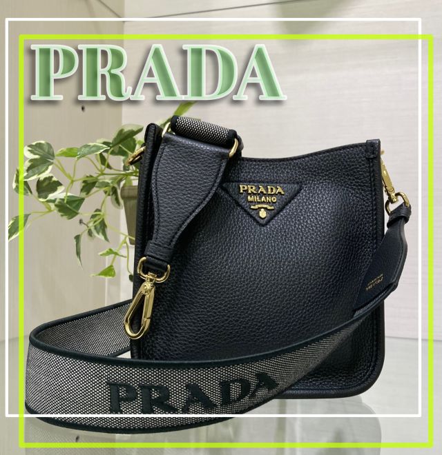 プラダ PRADA VITTELO DAINO SOFT ミニショルダーバッグ 1BH191 2DKV