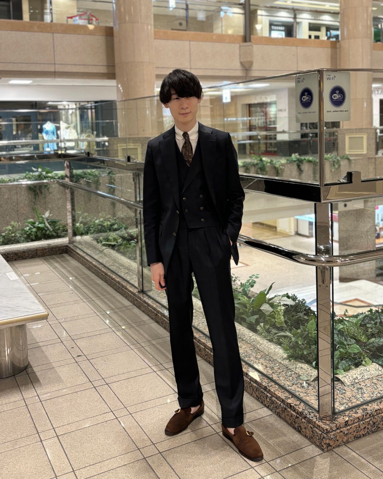 コート　ステンカラー　ユニバーサルランゲージ　ブリティッシュウール メンズ/メンズ コート・アウター/ステンカラーコート| SUIT