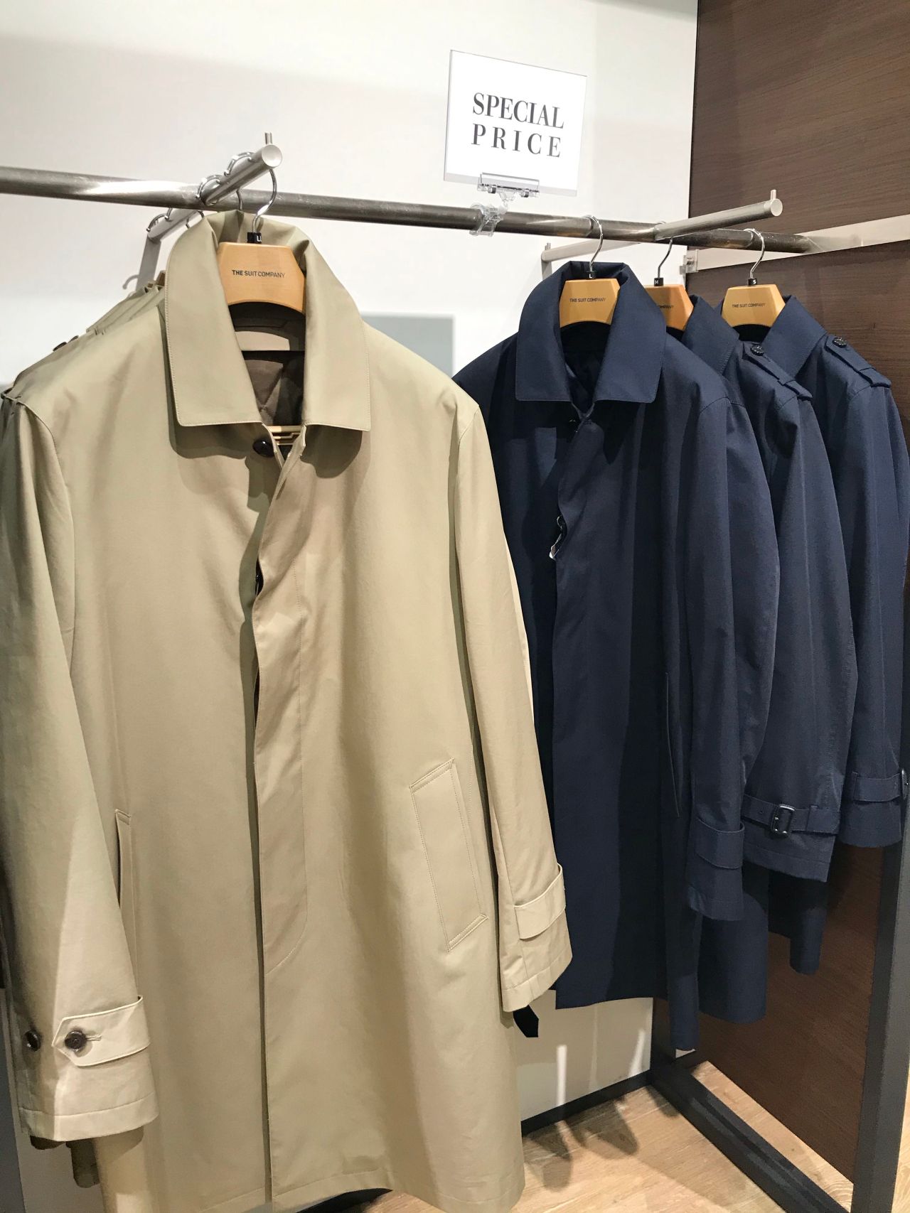 専用　ストラスブルゴ STRASBURGO トレンチコート スプリングコート タイプライター トレンチコート（アウター）｜ES S（エス