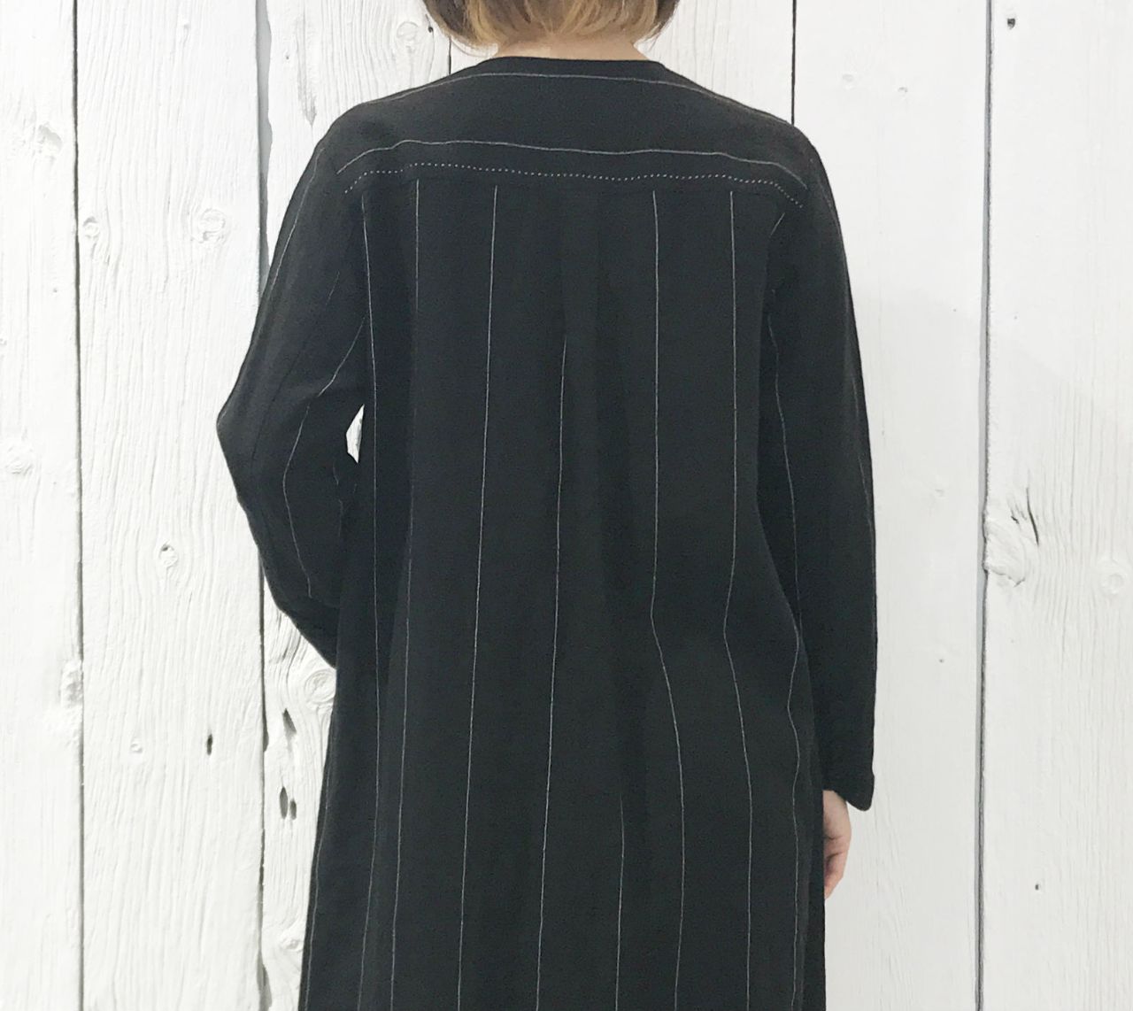パドカレ✽ストライプワンピース 期間限定！10％OFF】リネンストライプ ワンピース | pas de