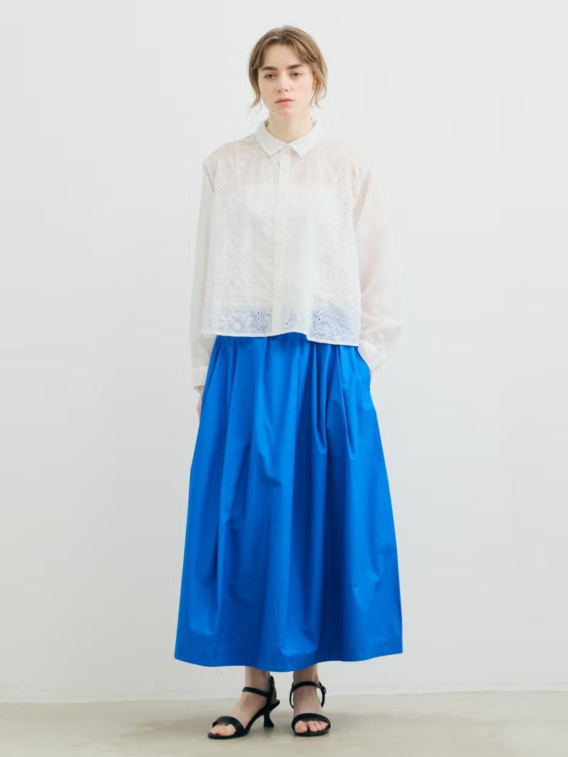 MARMARMAR 今期最新2026SS レースワイドシャツ MARMARMAR レースワイドシャツ｜ MARcourt ONLINE STORE - マーコート