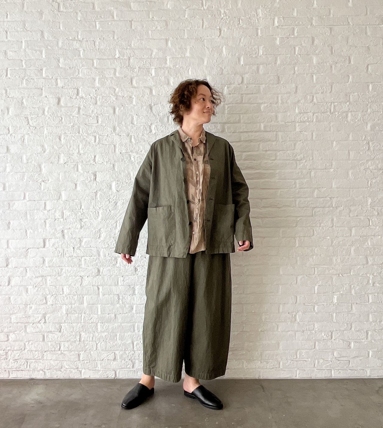 NEW】コットンヘンプウェザー セットアップ | pas de calais