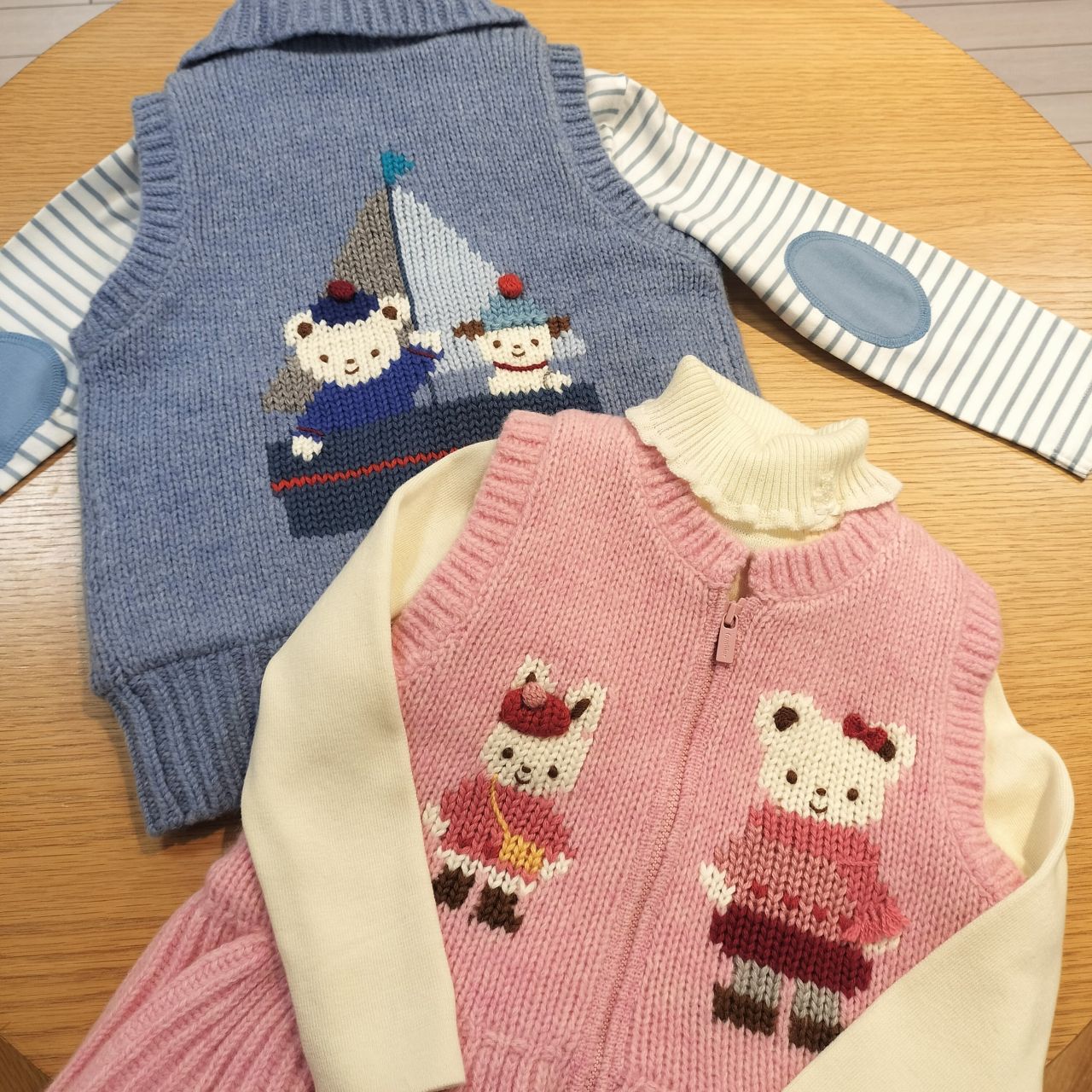 ☆動きやすくてあったかい カウチンベストで冬支度☆｜ファミリア京都