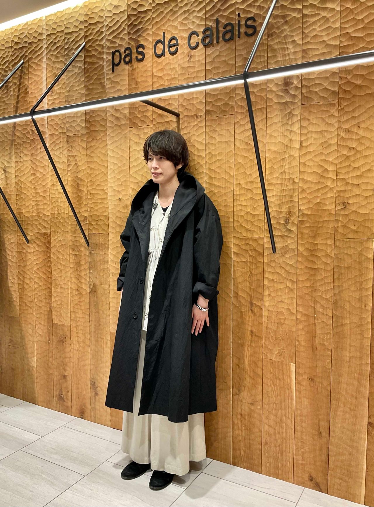 pas de calais コットンナイロンウェザーリュードコート ベージュ 予告 