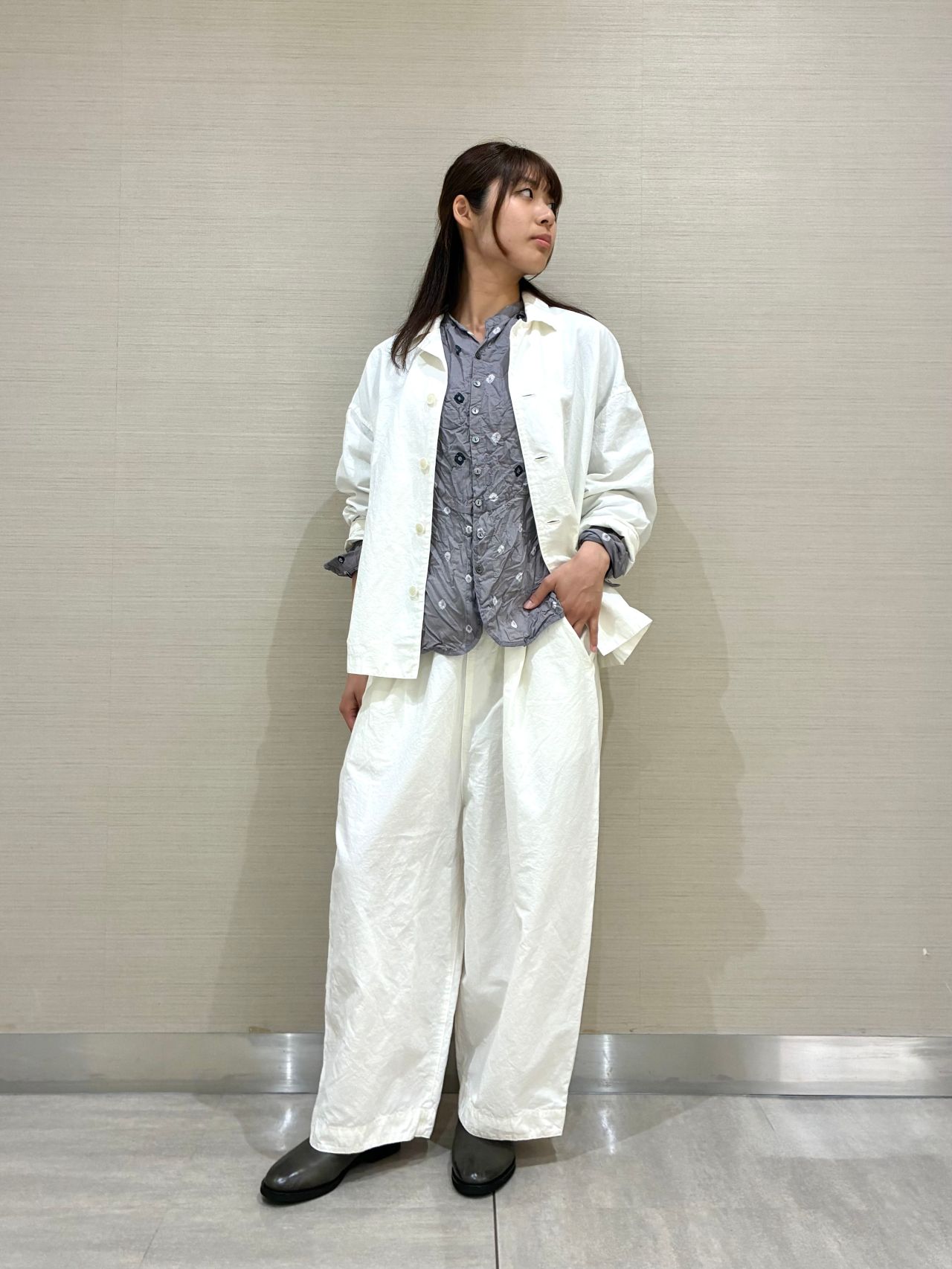 pas de calais パドカレ 綿麻ウェザージャケット May style／コットンリネンウェザー | 新宿高島屋店 | pas de calais