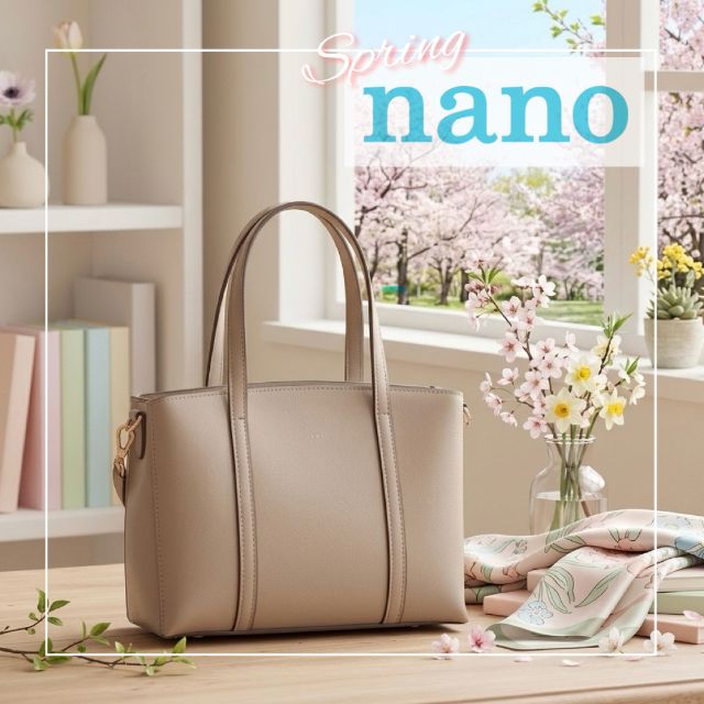ナノ nano スモール＆キュート2WAYショルダー付きハンドバッグ BA6059