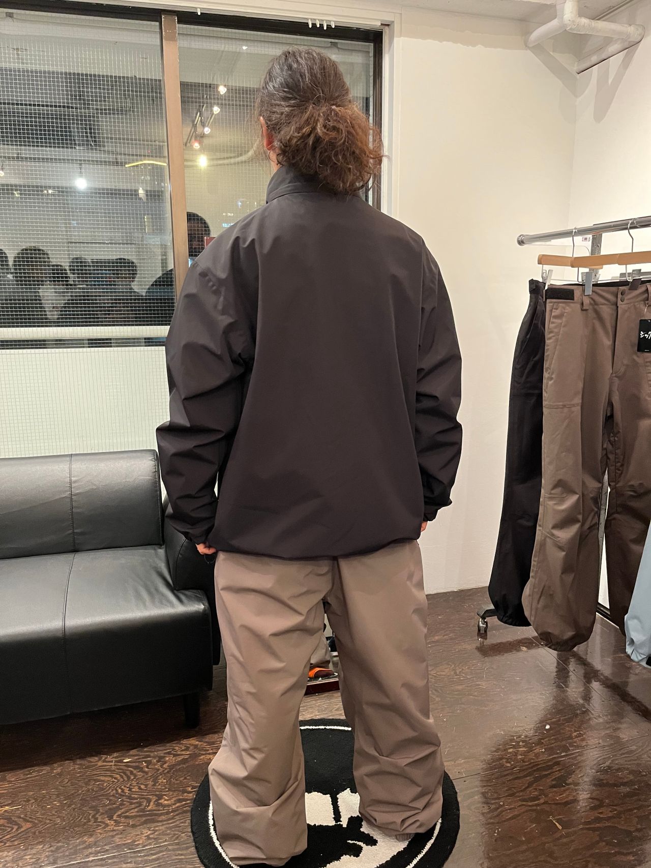 【美品】NOMADIK THICKPNT XL NOMADIK THICK PNT BLACK Lサイズ ノマディック スノーボードウエア