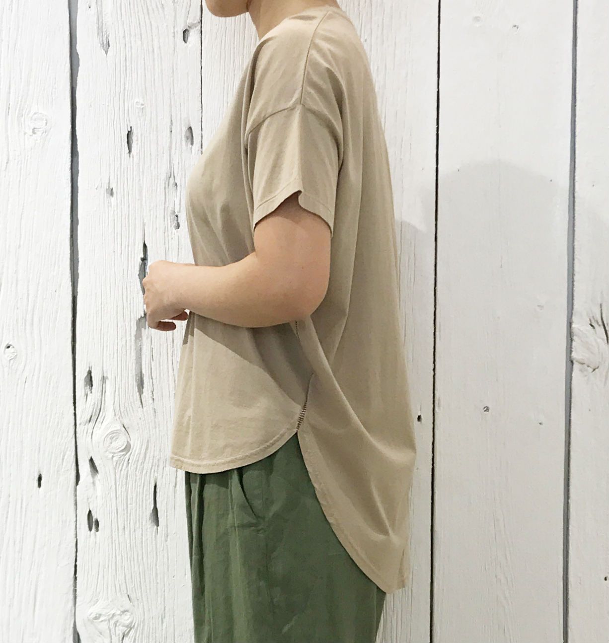 パドカレ　コットンバンブーパネル柄パンツ　サルエルパンツ　バンブー竹 パドカレ コットンバンブーパネル柄パンツ サルエルパンツ