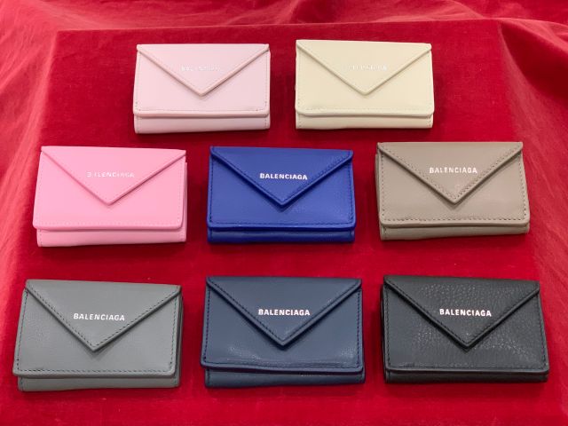 バレンシアガ BALENCIAGA 三つ折り財布 ミニ財布 PAPER TINY