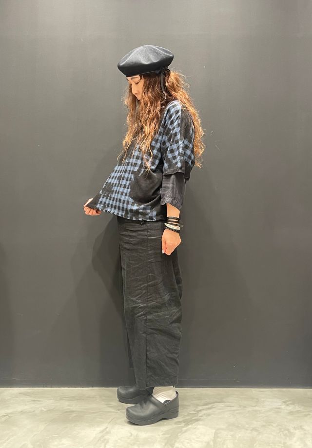 SALE】リネンレーヨンストレッチ サルエルパンツ | (パドカレ