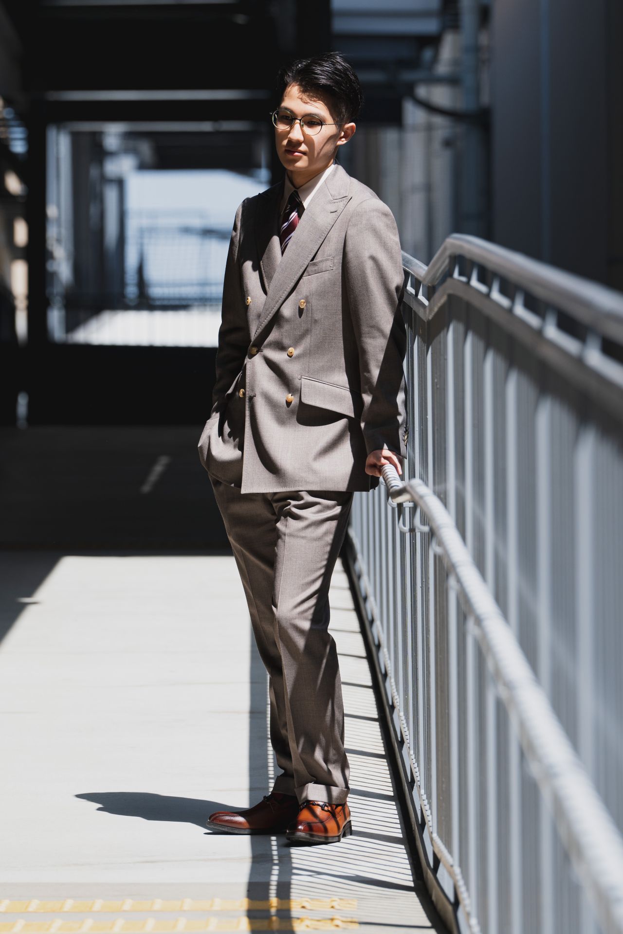 CANONICO】オーダー ダブルブレストスーツ CANONICO(カノニコ)のツヤが