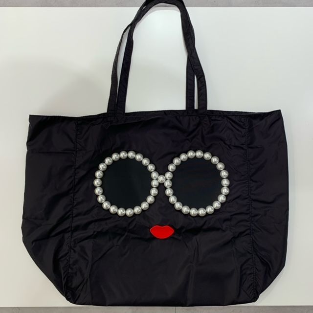 正規品 【a-jolie/アジョリー】エコバック　黒 a-jolie（アジョリー）エコバッグが入荷 | WASH 池袋パルコ店
