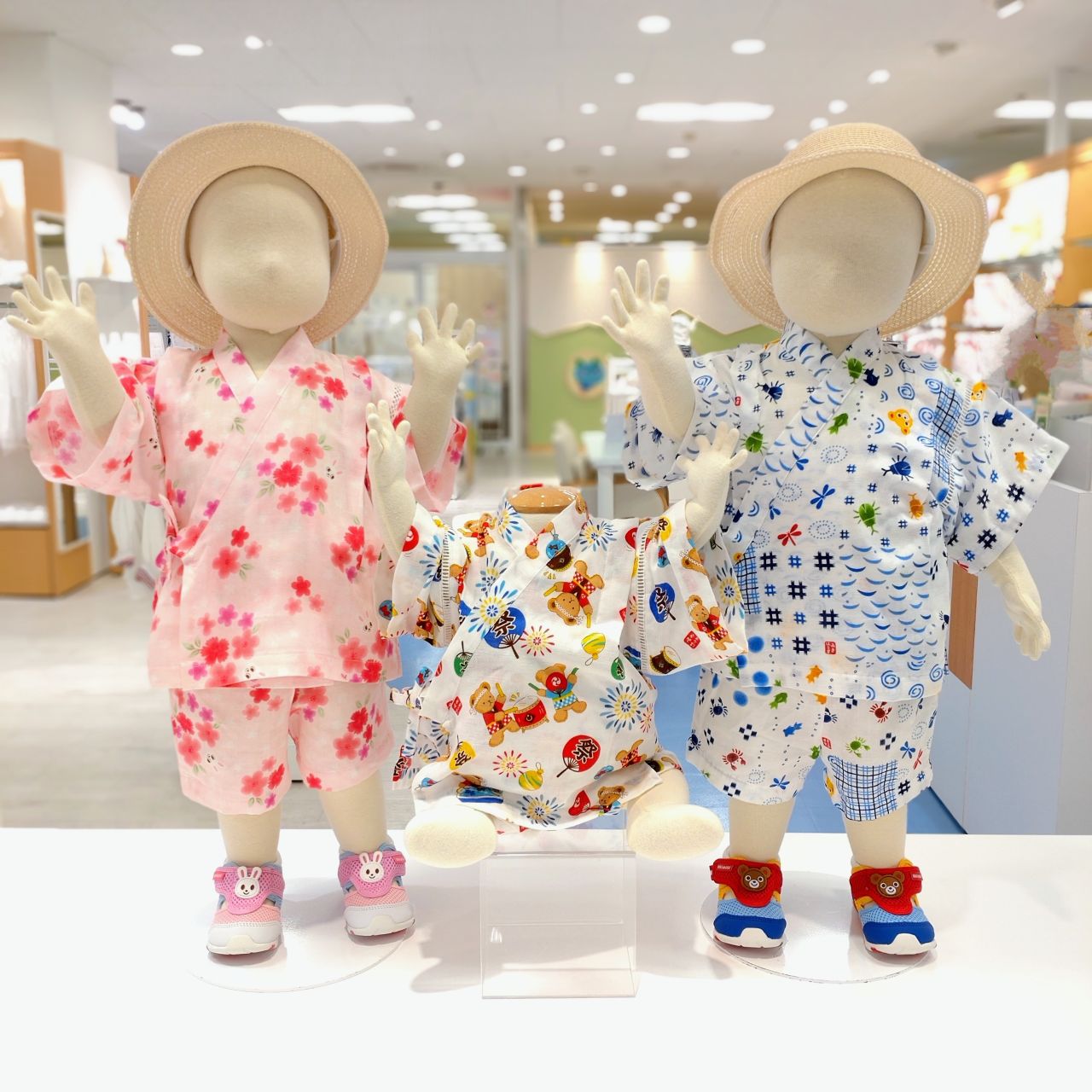 暑い夏は甚平がいいね♡｜ミキハウスミキハウス 草津近鉄店公式ブログ