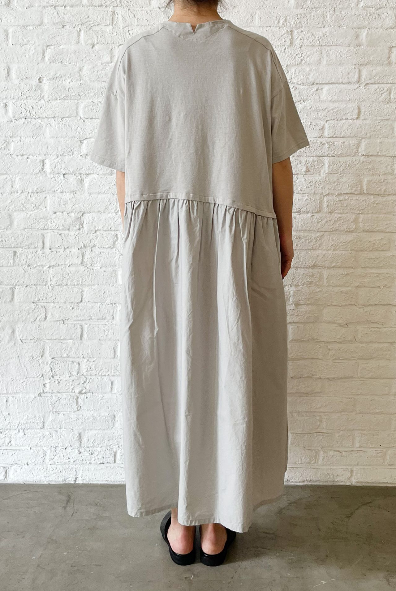 パドカレ✽MIX ワンピース オンライン限定】異素材MIX ワンピース | pas de calais Online | pas