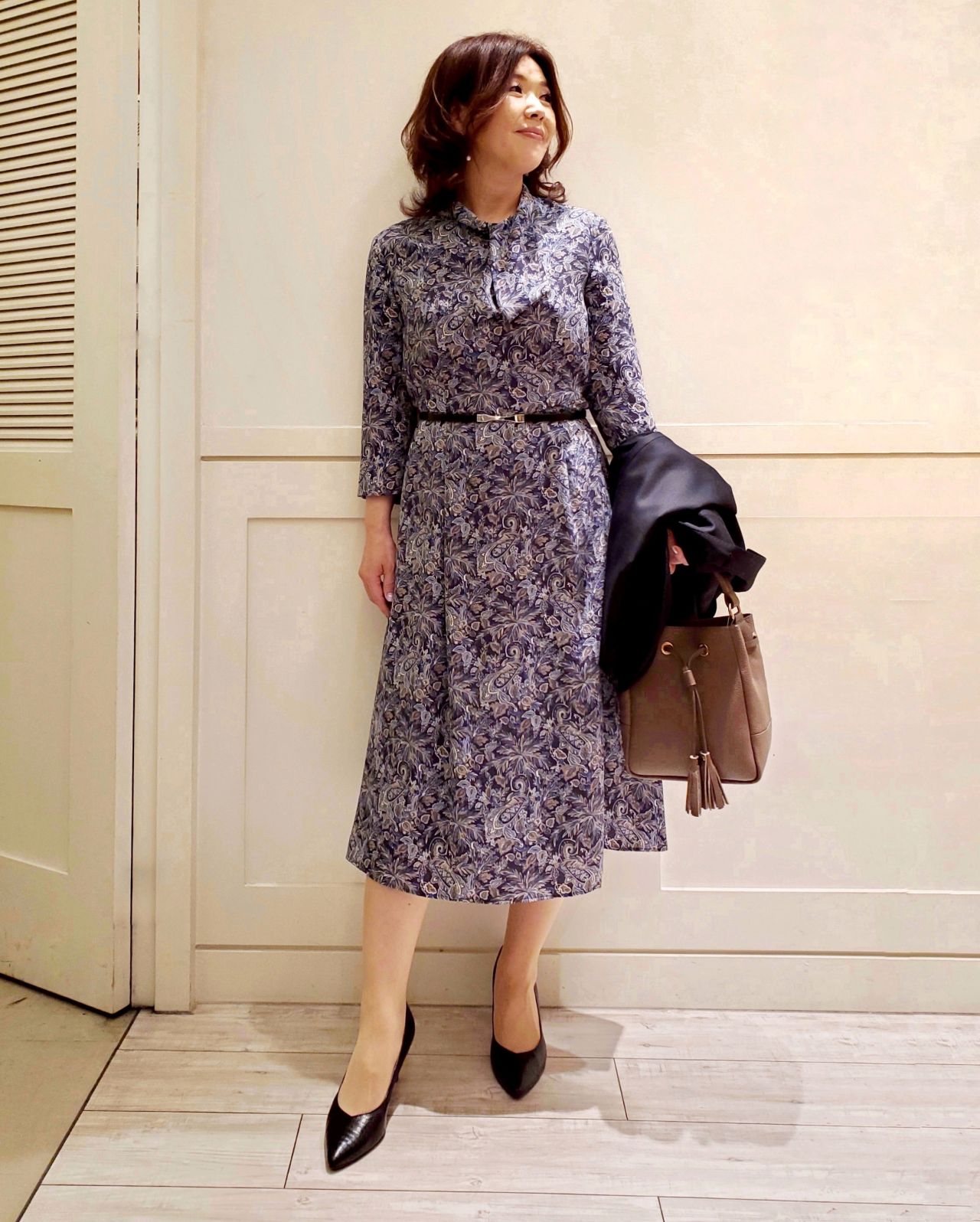 秋の主役はワンピース リバティペイズリープリント モレラ岐阜店 Women ニューヨーカー公式ショップブログ