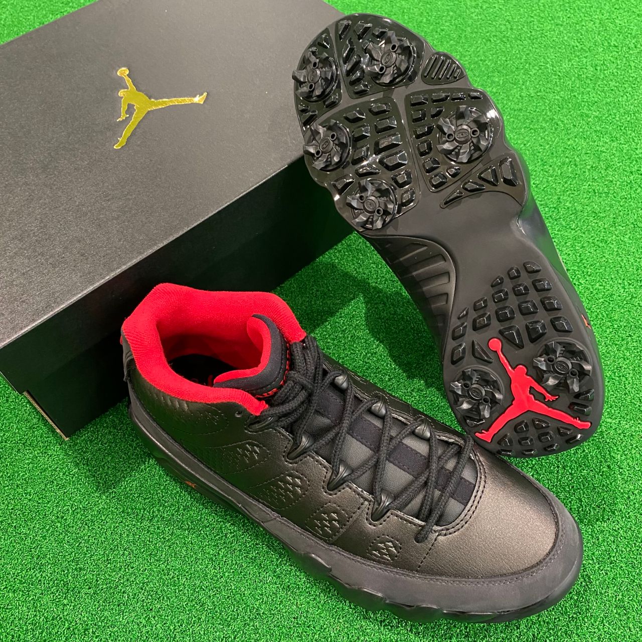 NIKE Air Jordan 9G ゴルフシューズ Nike Air Jordan 9 G NRG Golf Shoes Medium Grey/White/Cool Grey