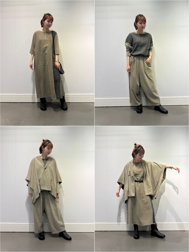 SALE】マテリアルMIX ワンピース | (パドカレ)公式オンラインストア