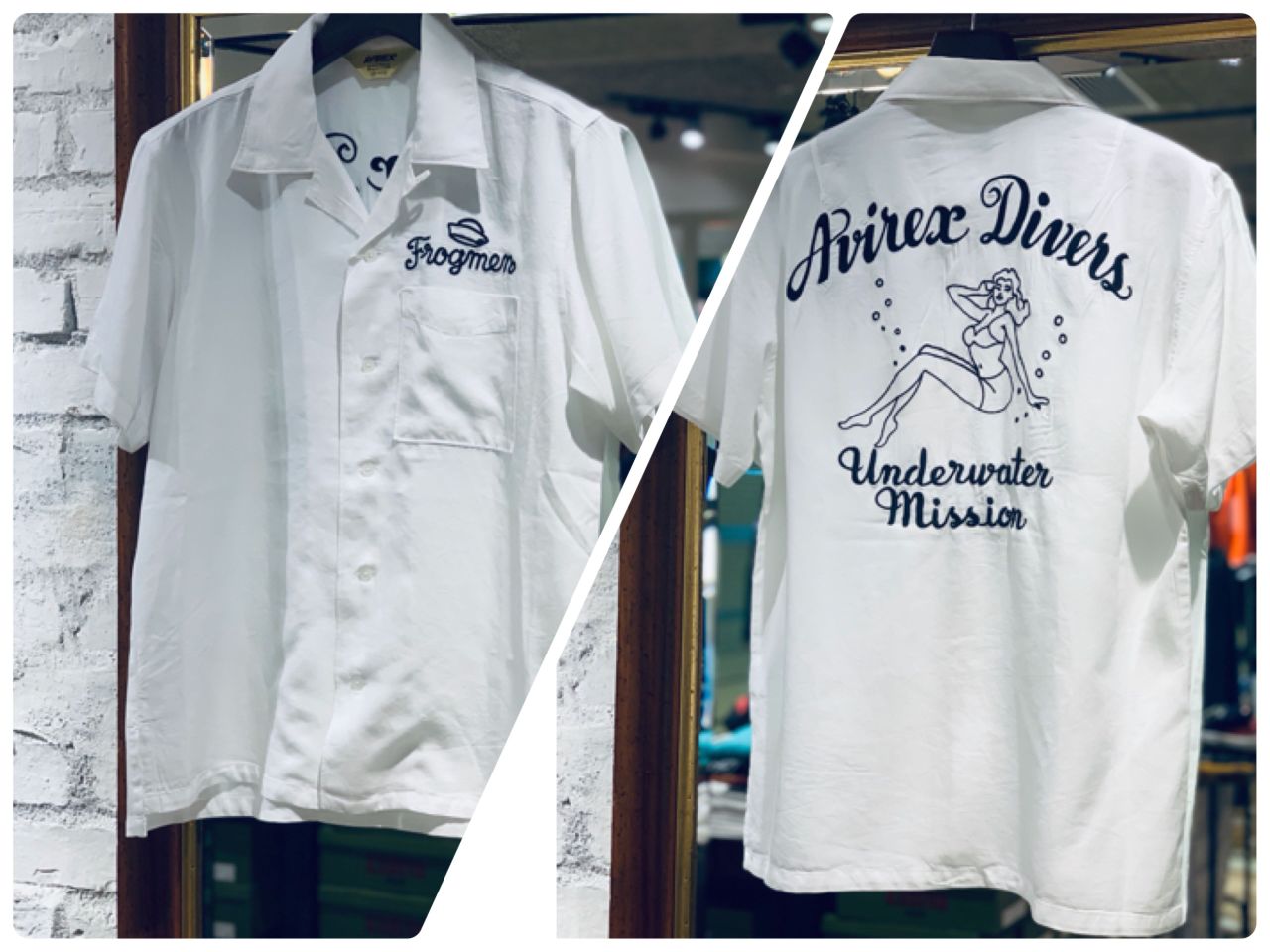 Avirexなんば店 後ろ姿がカッコいい ボーリングシャツ Avirex Avirex 難波 上野商会公式ブログポータルサイト