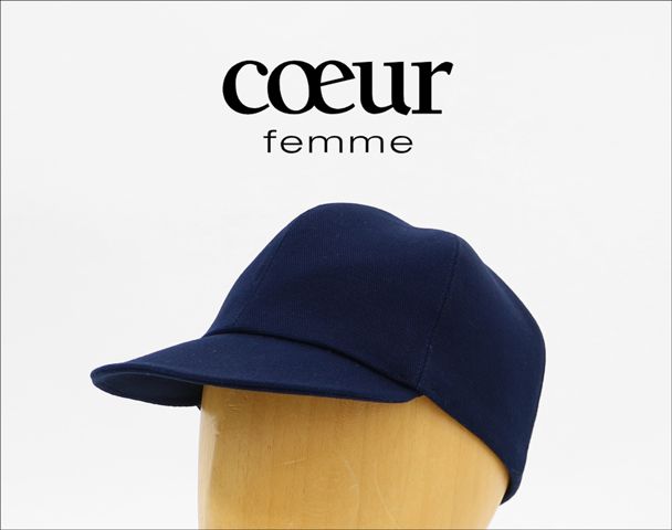 Coeur Femme 新作アイテム入荷 コットンキャップ メイクス Makes公式サイト