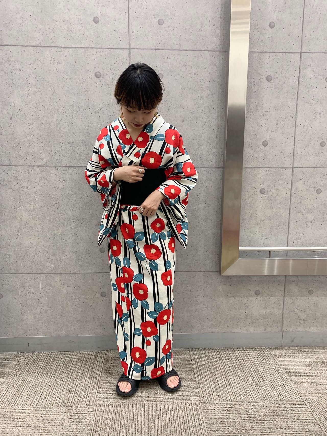 桜模様 浴衣 帯おまけ 浴衣未使用 ファイナルステージ